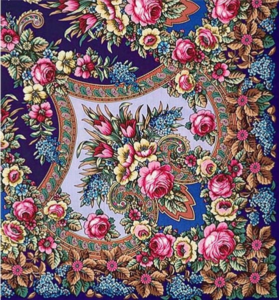 Павловопосадские платки незнакомка