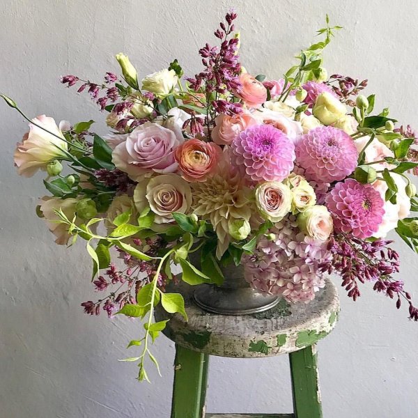 Осенний букет экибана