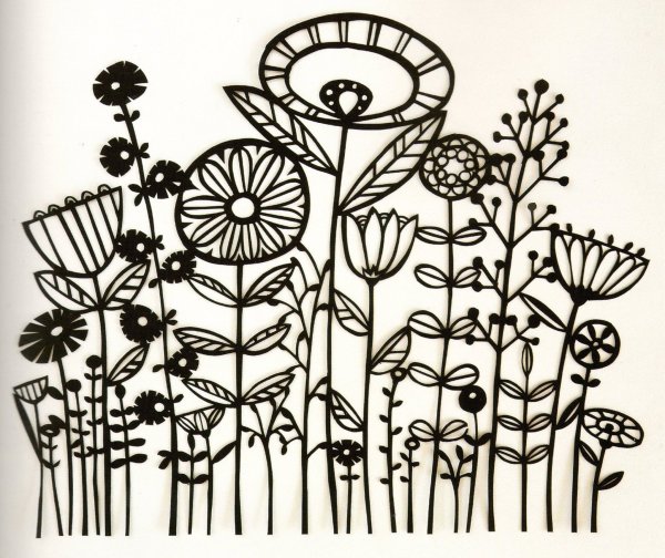 Линогравюра борщевик