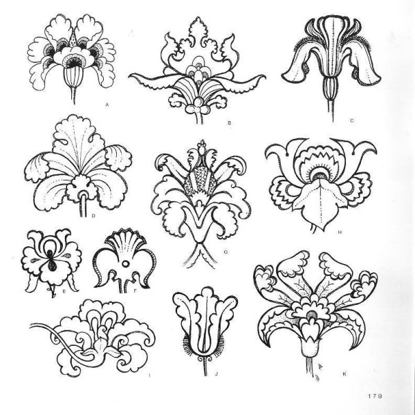 Стилизация цветов