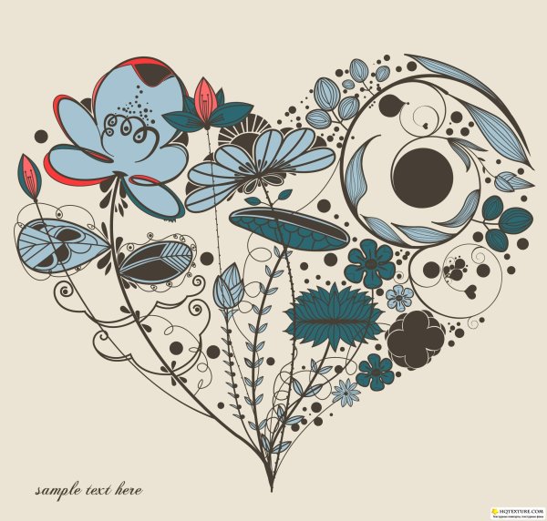 Стилизованные цветы