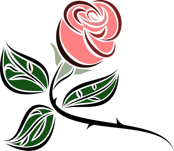 Стилизованные изображения цветов