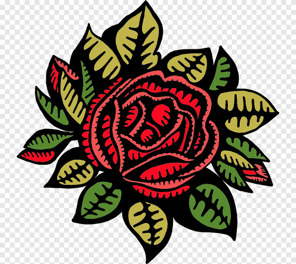 Стилизация розы