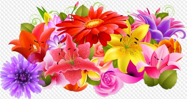 Прозрачные цветы