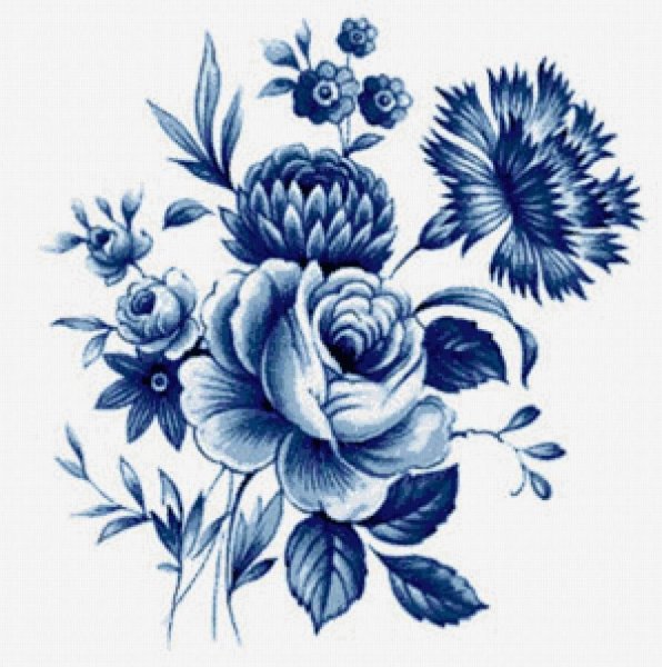 Гжельская роспись Агашка