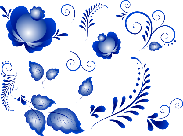 Гжельские узоры