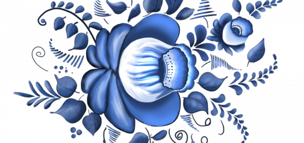 Гжельская роспись Агашка