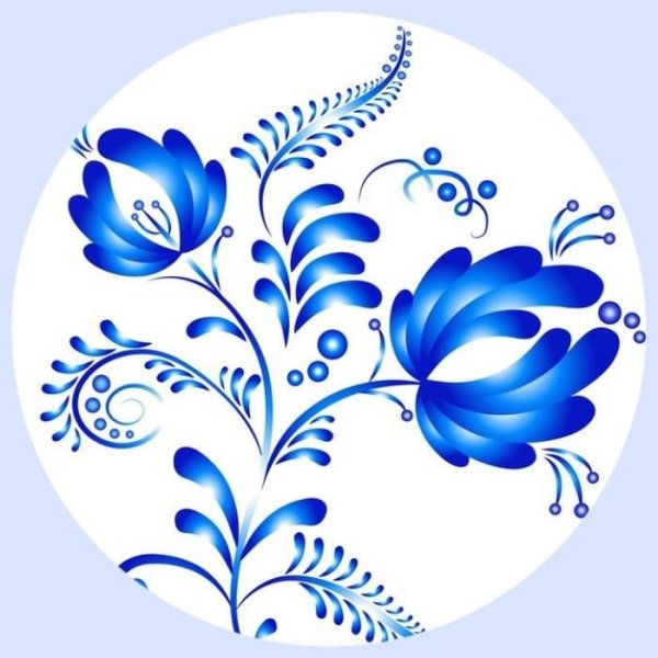 Гжельская роспись элементы росписи