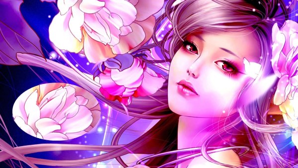 Аниме цветы