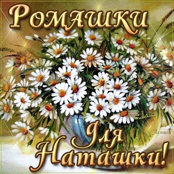 Букет ромашек для Наташи