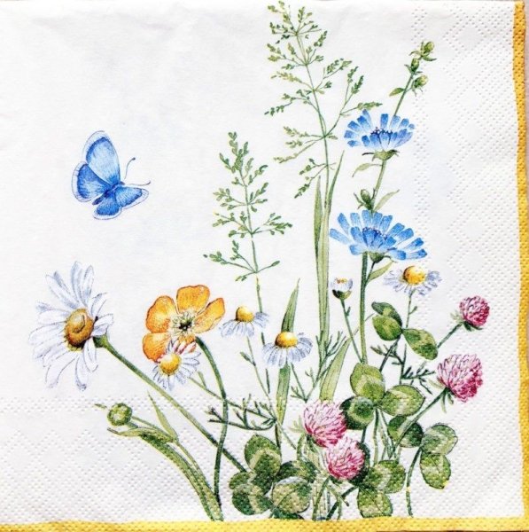 Салфетки полевые цветы