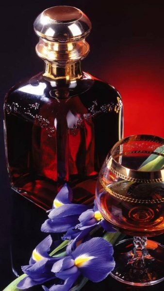 Коньяк с цветами