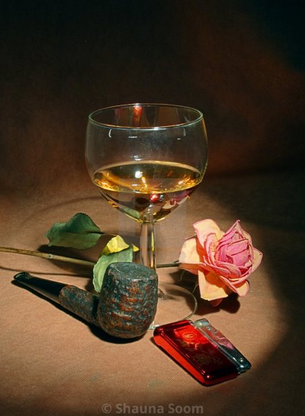 Коньяк с цветами