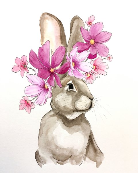 Мультяшные зайчики