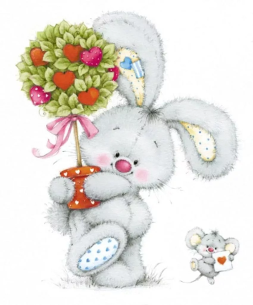 Зайка картинка для детей