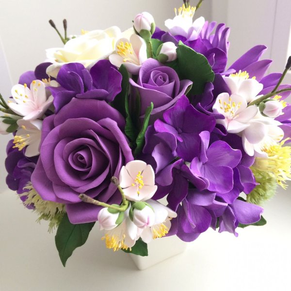 Фиолетовый букет