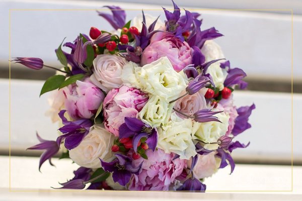 Фиолетовый букет