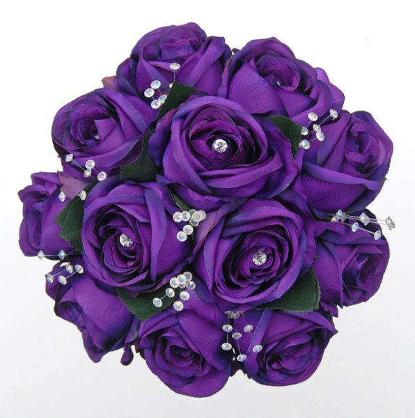 Фиолетовые розы букет