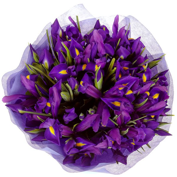 Свадебный букет невесты лавандовый цвет с альстромерией