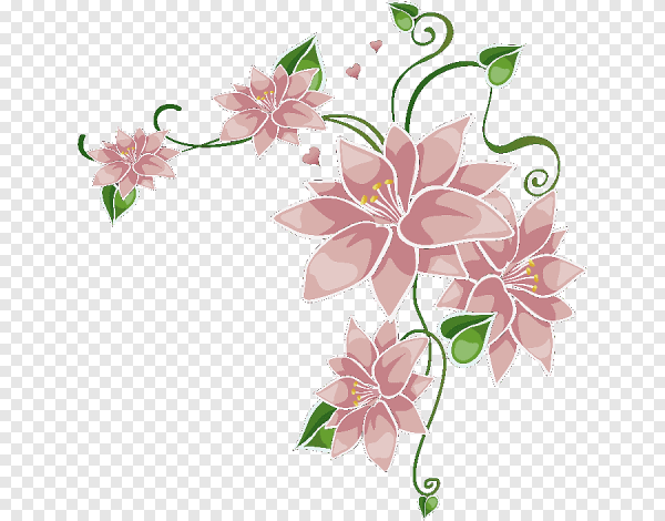 Узоры с цветами