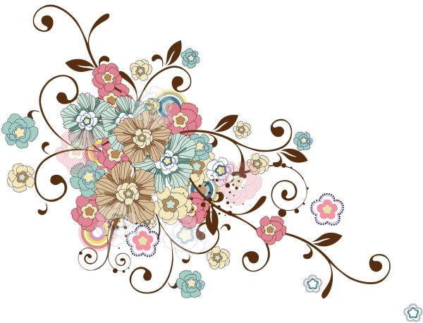 Орнамент цветы