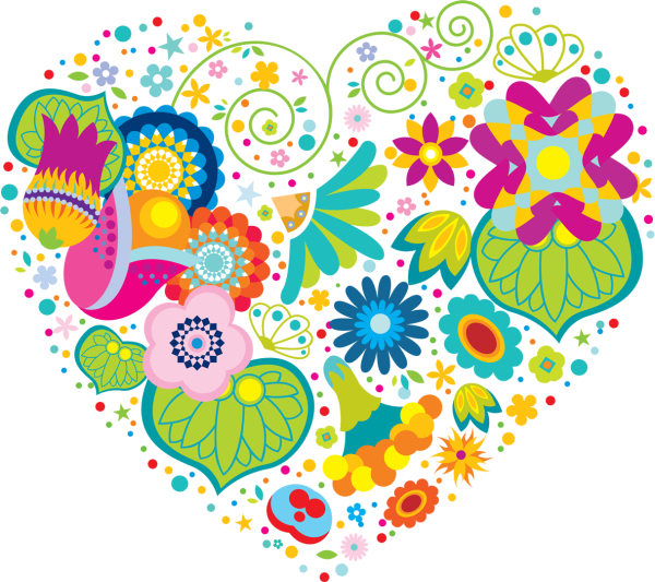 Красивый цветочный орнамент