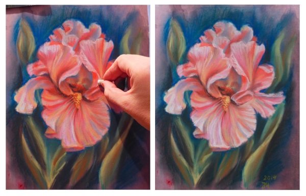 Ирис пастель мастер класс