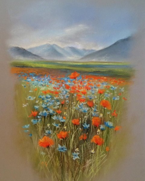 Елена таткина цветы пастелью