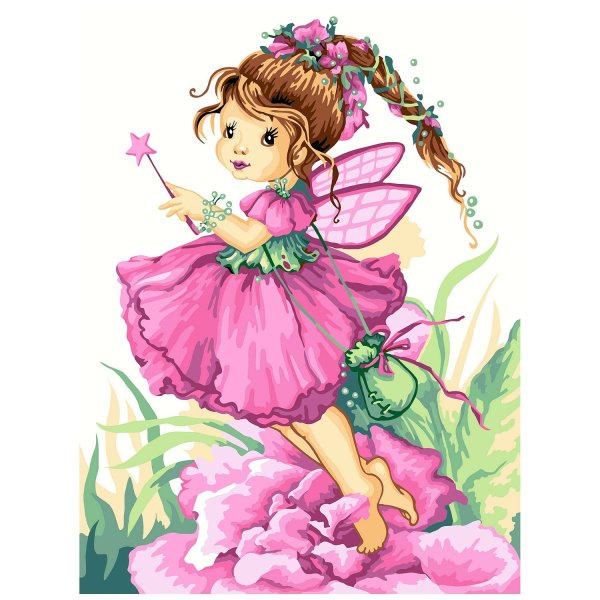 Набор для рисования Attivio картина по номерам Фея dm006