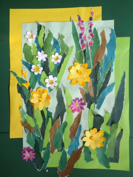 Аппликация Весна