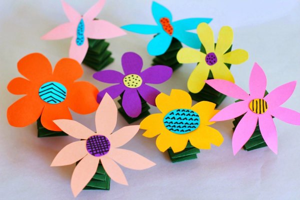 Поделка цветы