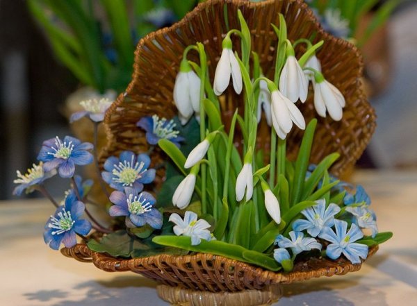 Поделка первоцветы