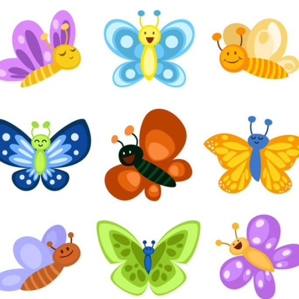 Бабочки для украшения группы в детском саду