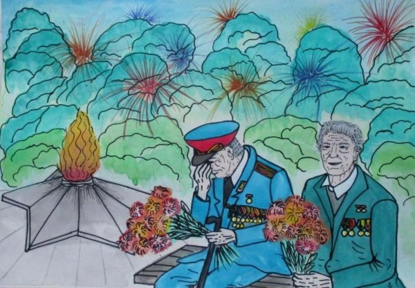 Май цветы салют слезы