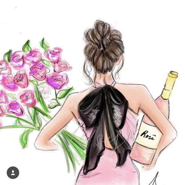 Девушка в платье