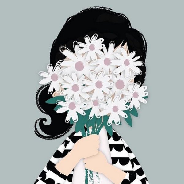 Девушка с розой