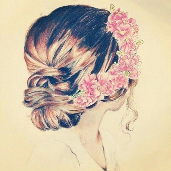 Иллюстрация девушка Минимализм