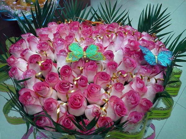 Самый красивый букет с днем рождения