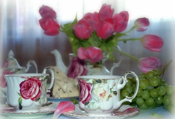 Воскресный день с цветами