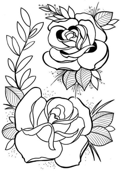 Контурные рисунки