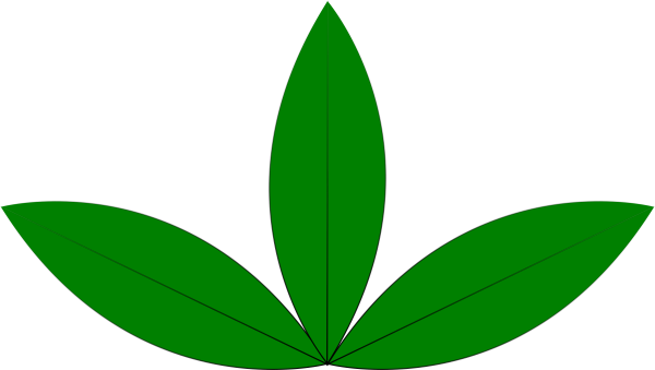 Листья цветов для вырезания