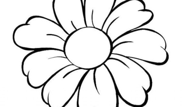 Ромашка для печати