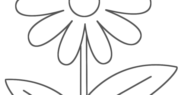 Макет ромашки для вырезания