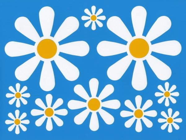 Ромашки раздаточный материал
