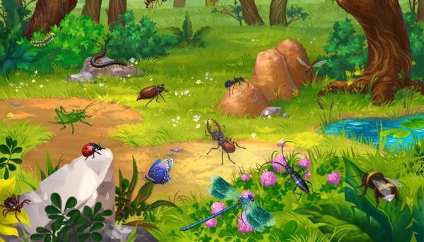 Лето ромашки бабочки