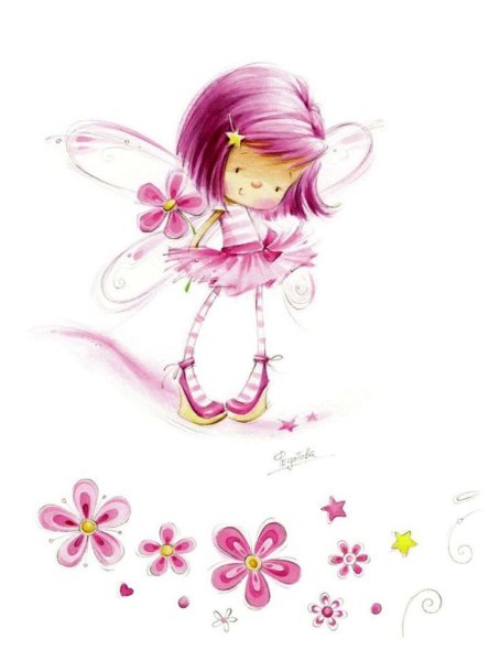 Девочка с цветами