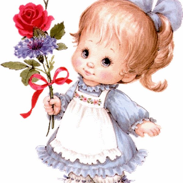 Дети с цветами