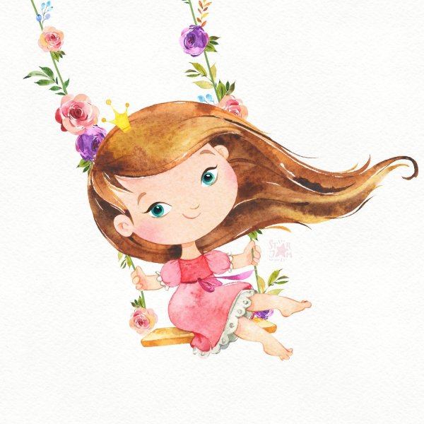 Девочка в цветах