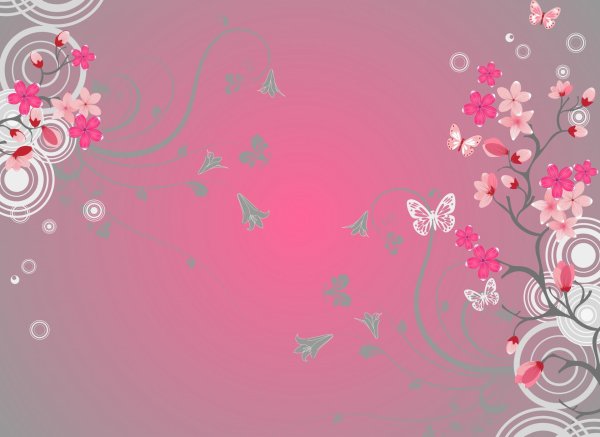 Цветы на фоне воды