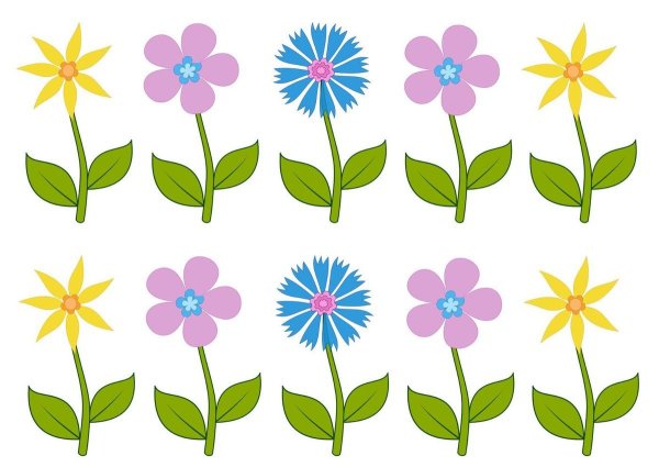 Цветочки для детей